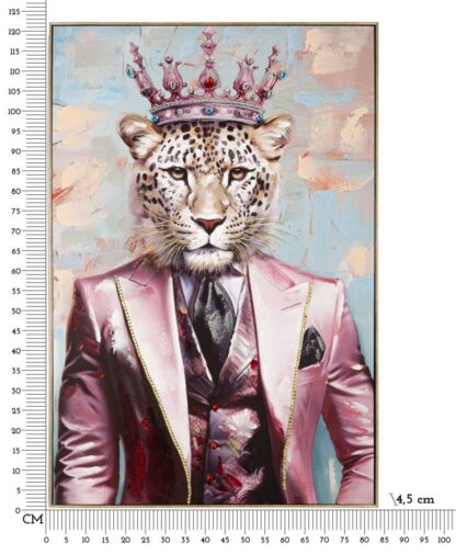 DIPINTO SU TELA KING -B- C/CORNICE 82X4,5X122 - immagine 7