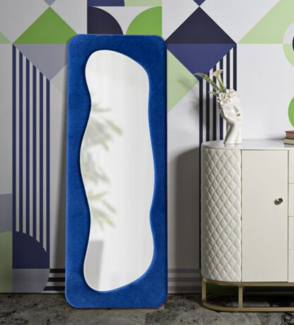 SPECCHIO DA MURO THEODOR BLU CM 60X4X160 - immagine 5