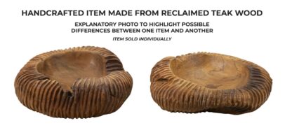 S/TASCHE GARIT IN TEAK RIC. CM 37X40X16 (PEZZI UNICI - NON RIP. IN SERIE) - immagine 8