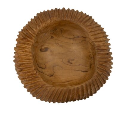 S/TASCHE GARIT IN TEAK RICICLATO CM Ø 32X11 (PEZZI UNICI - NON RIP. IN SERIE) - immagine 2