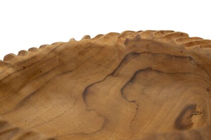 S/TASCHE GARIT IN TEAK RICICLATO CM Ø 32X11 (PEZZI UNICI - NON RIP. IN SERIE) - immagine 4