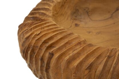 S/TASCHE GARIT IN TEAK RICICLATO CM Ø 32X11 (PEZZI UNICI - NON RIP. IN SERIE) - immagine 6