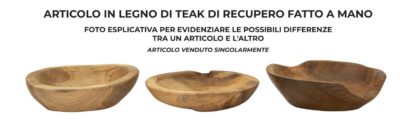 S/TASCHE TIPIC IN TEAK RIC. CM Ø 25X5 (PEZZI UNICI - NON RIP. IN SERIE) - immagine 6