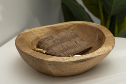 S/TASCHE TIPIC IN TEAK RIC. CM Ø 25X5 (PEZZI UNICI - NON RIP. IN SERIE) - immagine 8