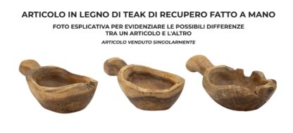 S/TASCHE SPOON IN TEAK RIC. CM 36X16X8 (PEZZI UNICI - NON RIP. IN SERIE) - immagine 7
