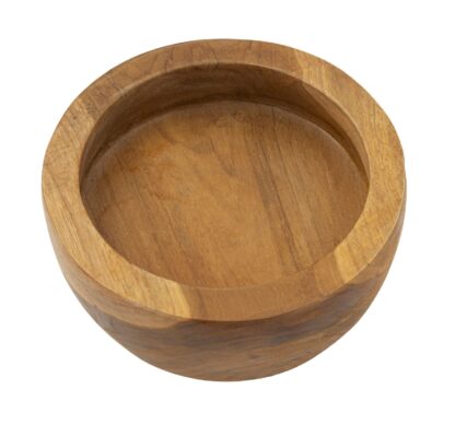 S/TASCHE ERUSI SIMPLE IN TEAK RIC.CM Ø15X9,5 (PEZZI UNICI-NON RIP.IN SERIE) - immagine 2