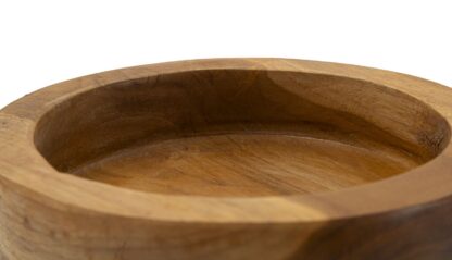 S/TASCHE ERUSI SIMPLE IN TEAK RIC.CM Ø15X9,5 (PEZZI UNICI-NON RIP.IN SERIE) - immagine 3