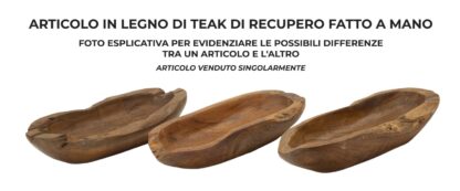 S/TASCHE NARRO IN TEAK RIC. CM 30X15X5,5 (PEZZI UNICI - NON RIP. IN SERIE) - immagine 6