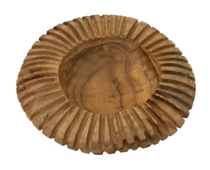 S/TASCHE GERIS IN TEAK RICICLATO CM Ø 35X7 (PEZZI UNICI - NON RIP. IN SERIE) - immagine 2