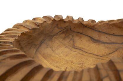 S/TASCHE GERIS IN TEAK RICICLATO CM Ø 29X7 (PEZZI UNICI - NON RIP. IN SERIE) - immagine 4