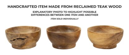 S/TASCHE BUTOT IN TEAK RIC. CM Ø 15X8  (PEZZI UNICI - NON RIP. IN SERIE) - immagine 6