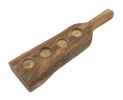 P/CAND LONG IN TEAK RICICLATO CM 51X14X6 (PEZZI UNICI - NON RIP. IN SERIE) - immagine 3