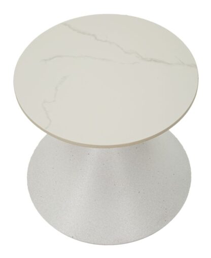 TAVOLINETTO WHITE CM Ø 42x40 - immagine 2