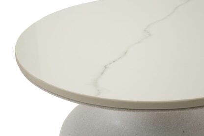 TAVOLINETTO WHITE FUSH CM Ø 40X47 - immagine 3