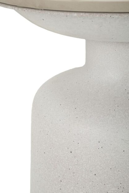 TAVOLINETTO WHITE FUSH CM Ø 40X47 - immagine 4