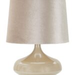 LAMPADA DA TAVOLO PERLY ROUND CM Ø 35X50,5