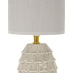 LAMPADA DA COMODINO PIGNY GRIGIA CM Ø 15X30,5