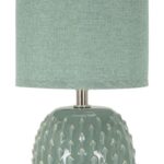 LAMPADA DA COMODINO PONTUS TURCHESE CM Ø 14X27