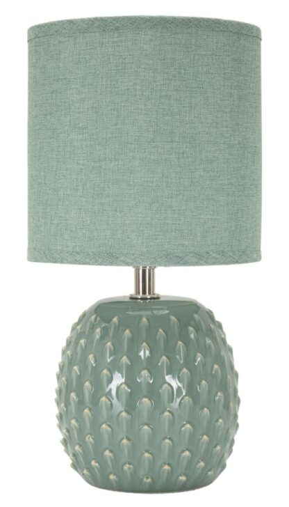LAMPADA DA COMODINO PONTUS TURCHESE CM Ø 14X27