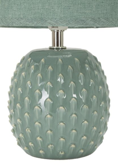 LAMPADA DA COMODINO PONTUS TURCHESE CM Ø 14X27 - immagine 2