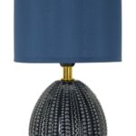 LAMPADA DA COMODINO FLAVI BLU CM Ø 15X30,5