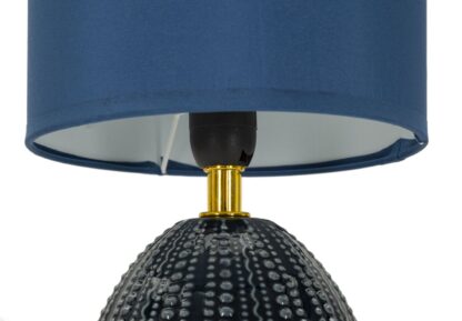 LAMPADA DA COMODINO FLAVI BLU CM Ø 15X30,5 - immagine 3