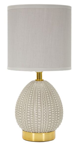 LAMPADA DA COMODINO FLAVI GRIGIA CM Ø 15X30,5