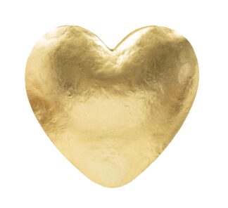 LAMPADA DA MURO GOLDY HEART CM 25,5X15X24