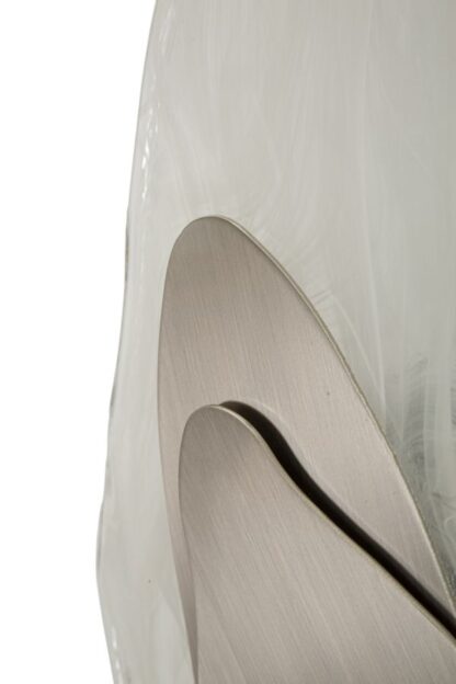 LAMPADA DA MURO OCEAN SILVER CM 21X8X31 - immagine 3