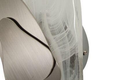LAMPADA DA MURO OCEAN SILVER CM 21X8X31 - immagine 4