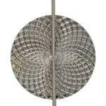 LAMPADA DA MURO SILVERY CM 28X15X54 stile GLAM