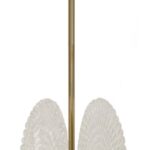 LAMPADARIO GLASS CM 35X18X80 stile GLAM