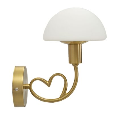 LAMPADA DA MURO LOVY GOLD CM 23X15X22 - immagine 3