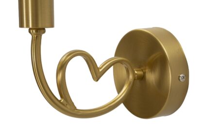 LAMPADA DA MURO LOVY GOLD CM 23X15X22 - immagine 4