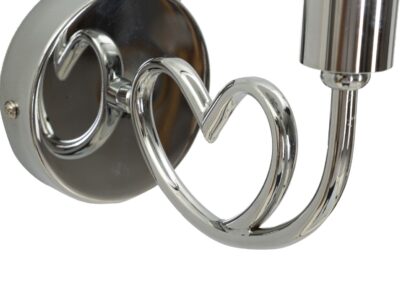 LAMPADA DA MURO LOVY SILVER CM 23X15X22 - immagine 4