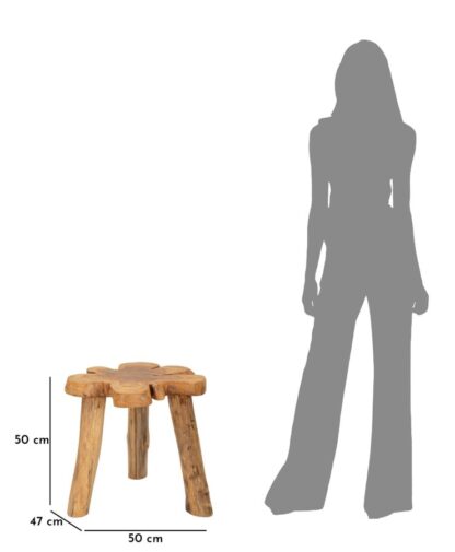 TAVOLINETTO BINTANG IN TEAK RIC. CM50X47X50 (PEZZI UNICI - NON RIP. IN SERIE) - immagine 11