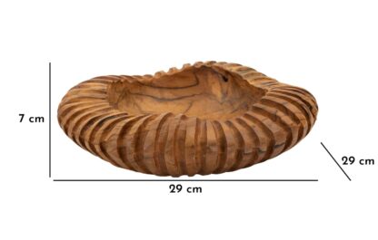 S/TASCHE GERIS IN TEAK RICICLATO CM Ø 29X7 (PEZZI UNICI - NON RIP. IN SERIE) - immagine 8