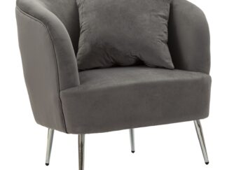 POLTRONA SILVERY C/CUSCINO CM 73X66X78
