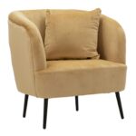 POLTRONA BROWY C/CUSCINO CM 73X66X78 stile GLAM