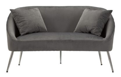 DIVANETTO SILVERY C/CUSCINI CM 137X69X79 - immagine 2