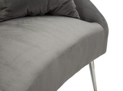 DIVANETTO SILVERY C/CUSCINI CM 137X69X79 - immagine 5