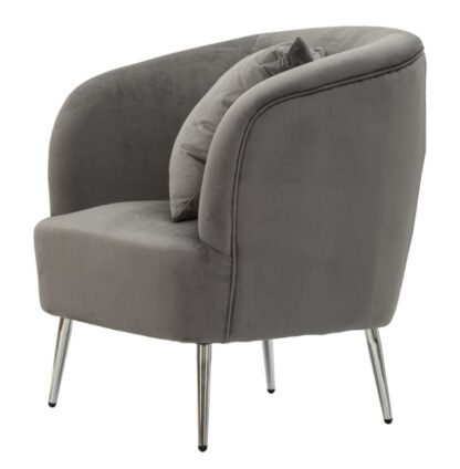 POLTRONA SILVERY C/CUSCINO CM 73X66X78 - immagine 3
