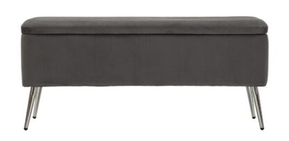 PANCA C/CONTENITORE SILVERY CM 112X42X50 - immagine 2