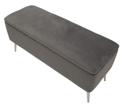 PANCA C/CONTENITORE SILVERY CM 112X42X50 - immagine 4