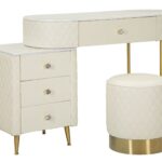 TOELETTA SHARON PANNA C/PUFF CM 120X40X75 (MISURA PUFF Ø36X39)