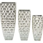 P/VASI TRIS ARGY CM Ø 38,1X90,8-30,5X75,6-24,8X62,2 stile GLAM