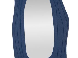 SPECCHIO DA MURO DAFNE BLU CM 90X4X165