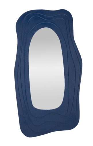 SPECCHIO DA MURO DAFNE BLU CM 90X4X165