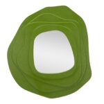 SPECCHIO DA MURO DALIA VERDE CM 90X4X97