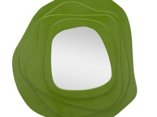 SPECCHIO DA MURO DALIA VERDE CM 90X4X97